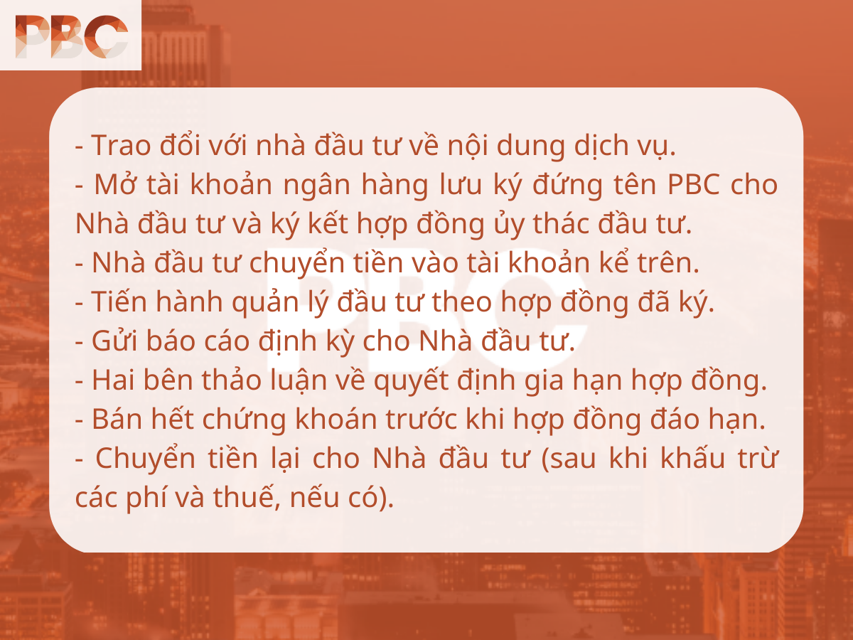 Các bước thực hiện